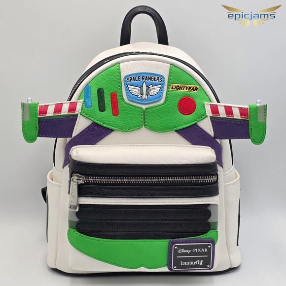 Loungefly Buzz Lightyear Wings Light up Mini Backpack New main image 4